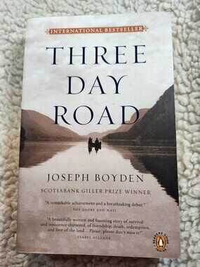 Three Day Road Joseph Boyden Paperback Penguin Canada 2008 Fiction WWI Novel